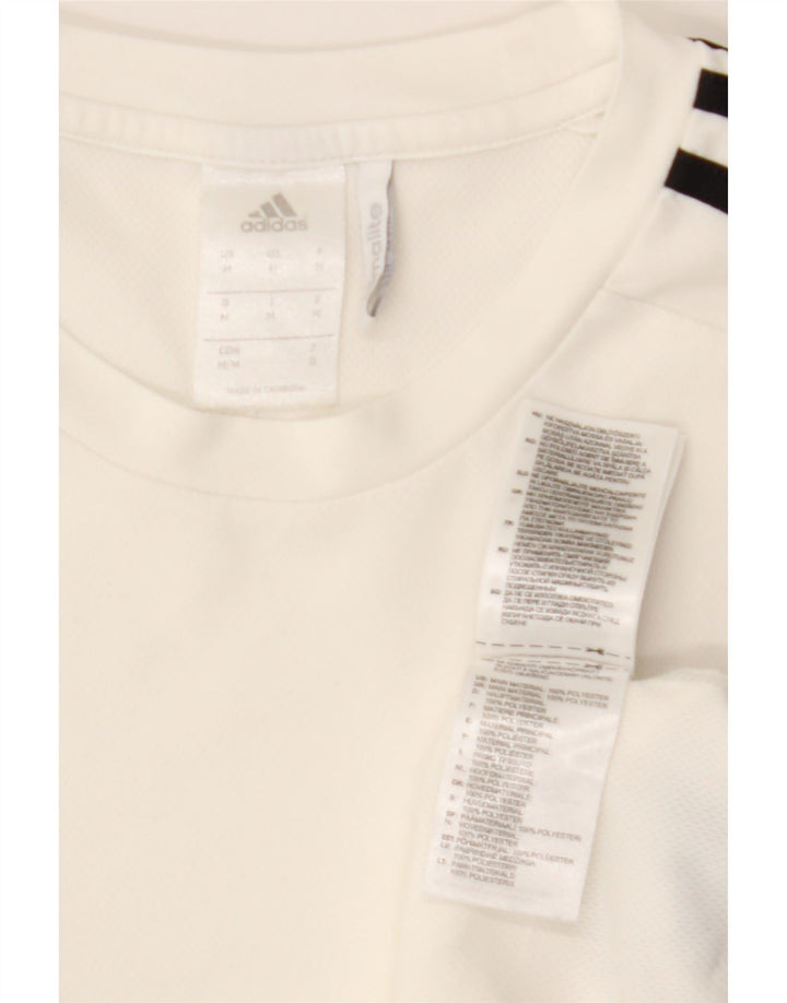 ADIDAS muška Climalite majica kratkih rukava srednje bijele boje od poliestera