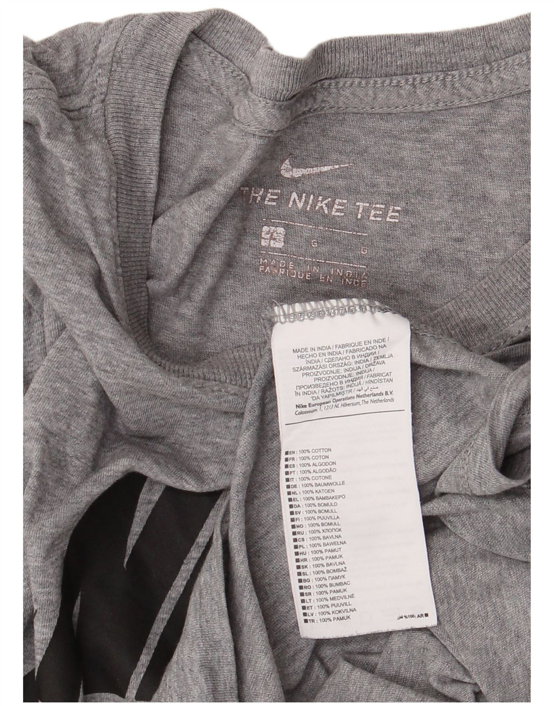 NIKE Muška majica kratkih rukava s grafičkim motivima, veliki sivi pamuk