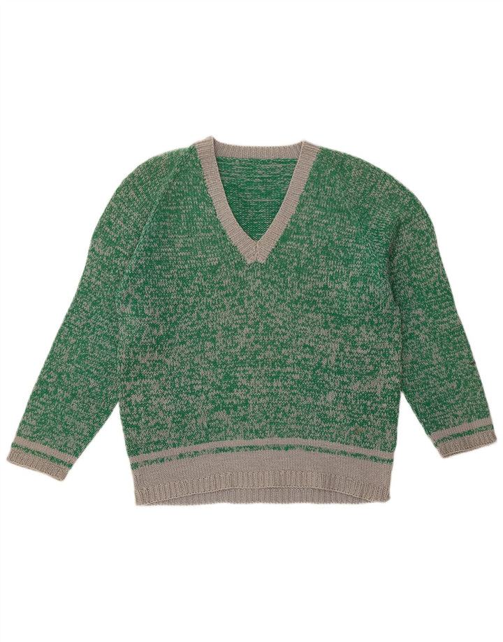 Vintage ženske UK 18 XL zelene fleke