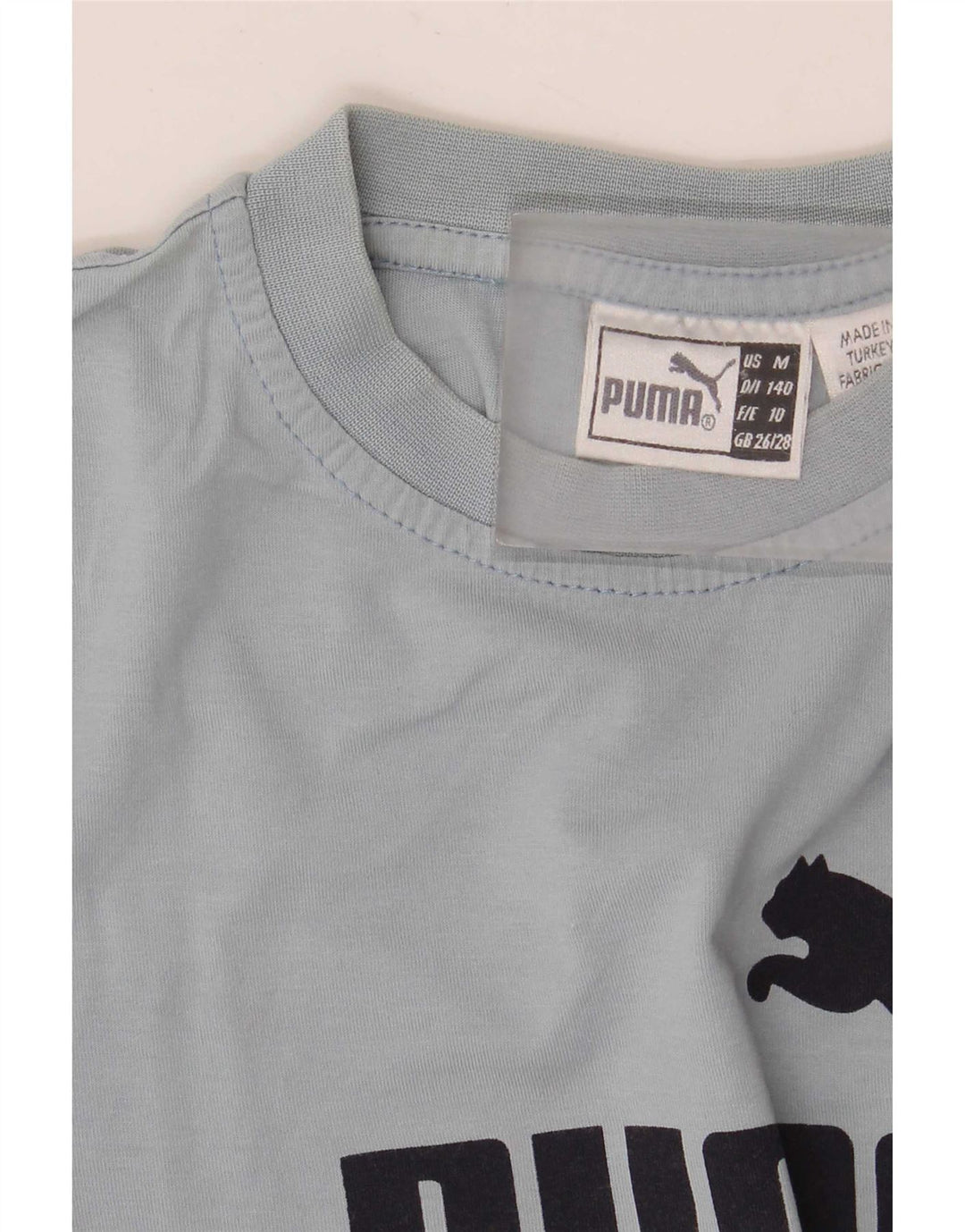 Puma Boys Graphic T-Shirt Top 9-10 Years Grey
