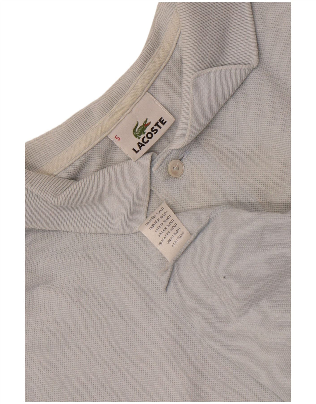 Lacoste muška polo majica veličine 5 velika plava pamuk