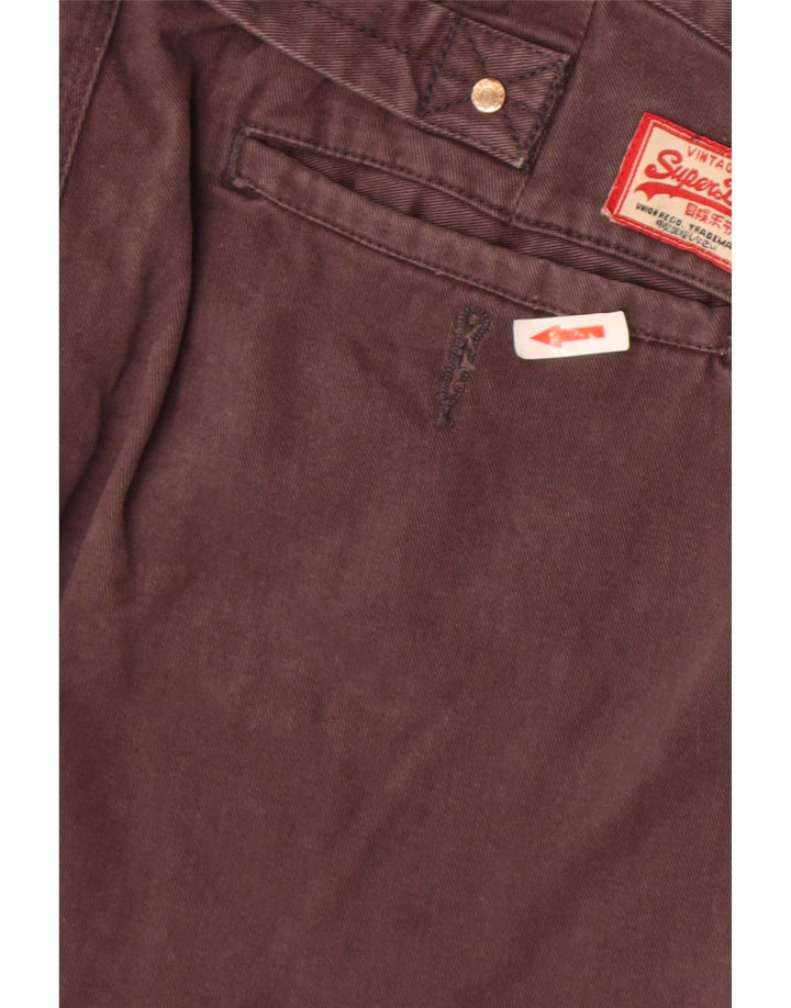 Superdry muške chino kratke hlače W30 srednje smeđi pamuk