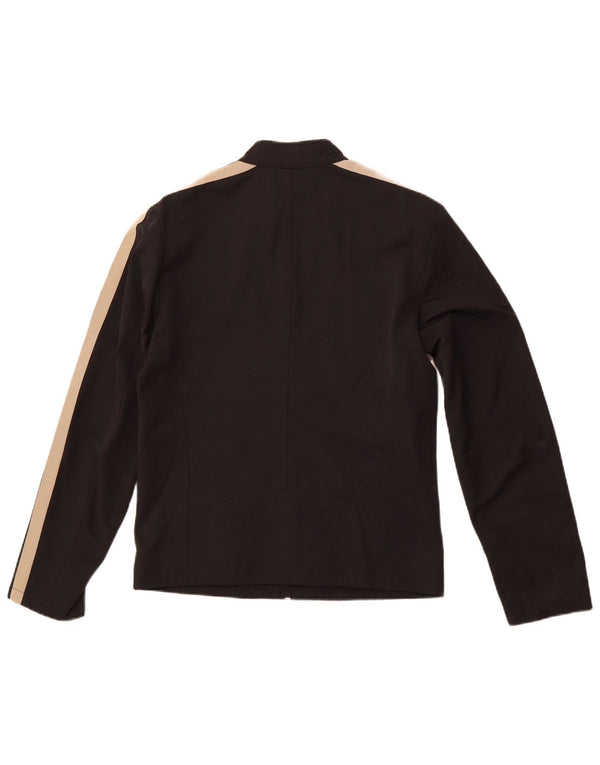 ZARA muška bomber jakna UK 38 pamuk srednje crne pruge