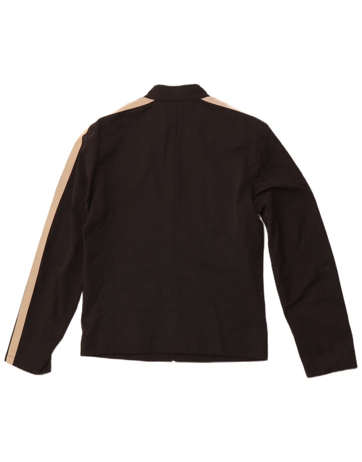 ZARA muška bomber jakna UK 38 pamuk srednje crne pruge