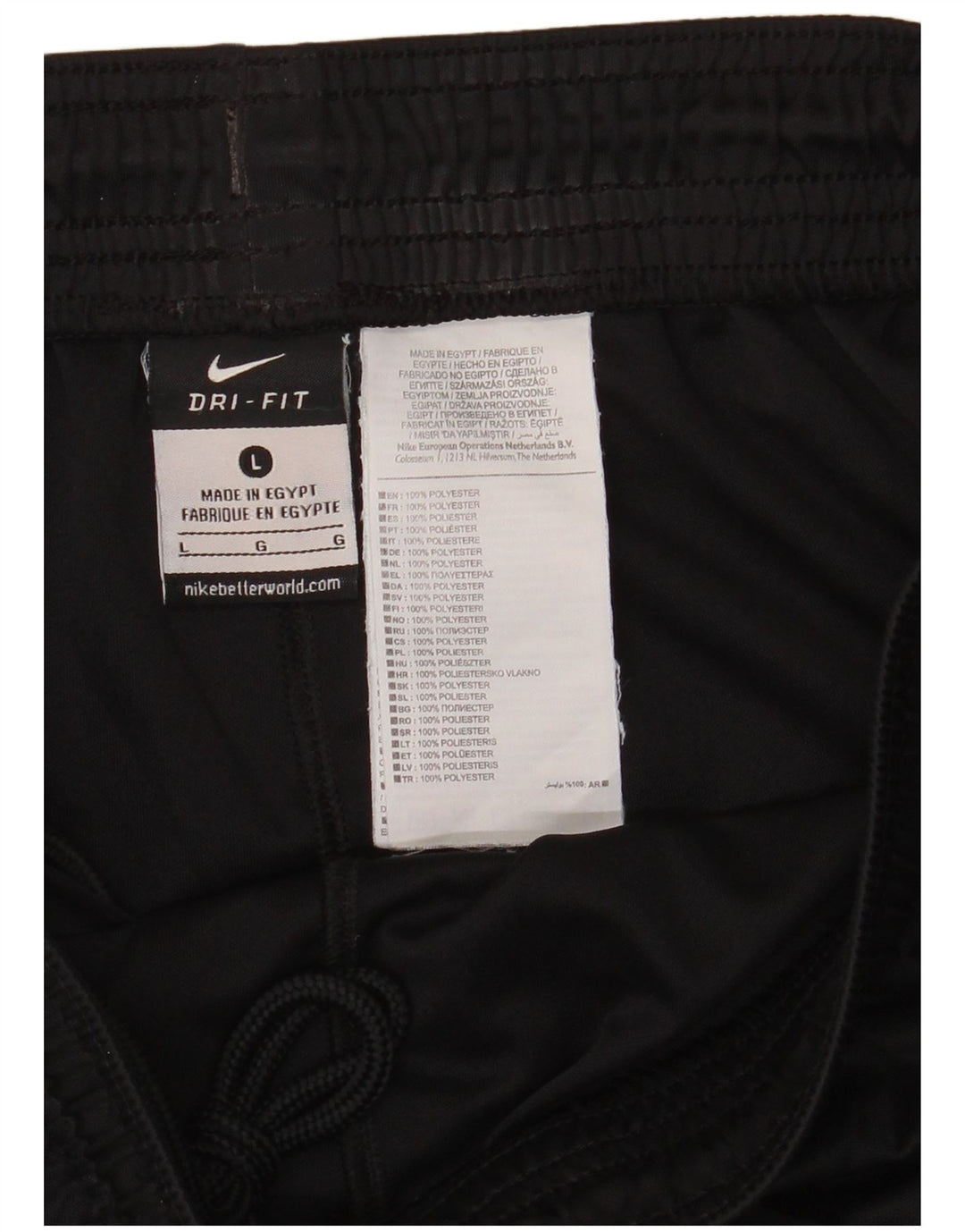 Nike muške Dri Fit sportske kratke hlače, veliki crni poliester