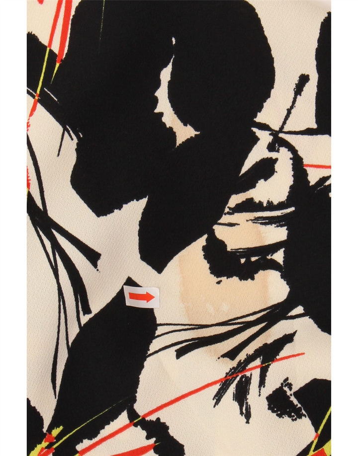 WAREHOUSE ženska suknja A-kroja UK 6 XS W25 prljavobijeli cvjetni poliester