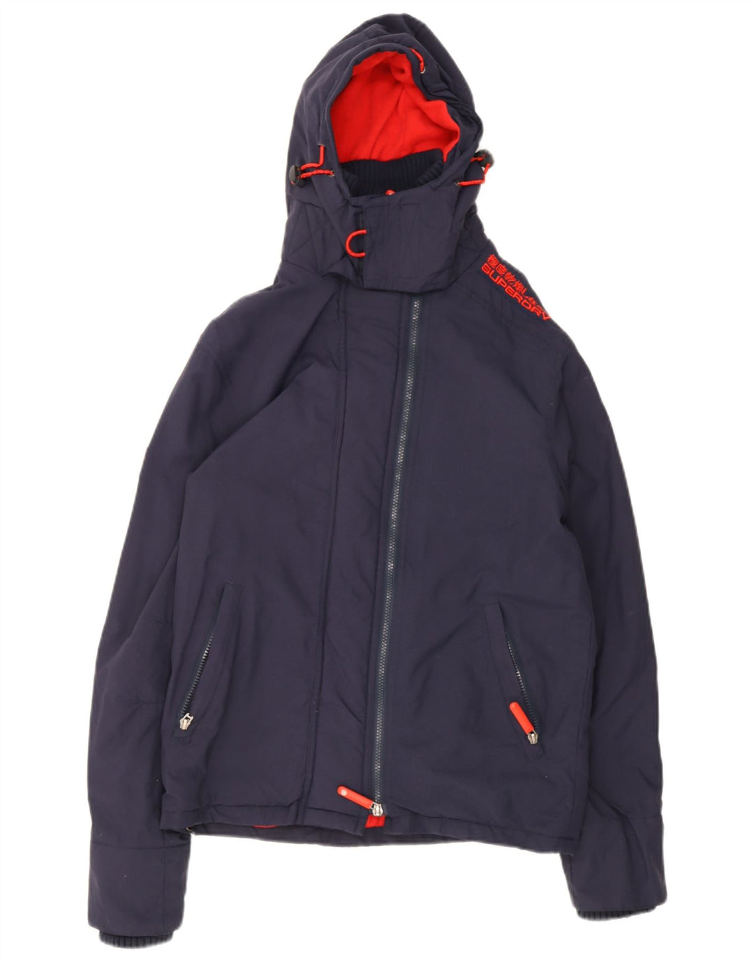 Superdry muška grafička vjetrovka jakna UK 36 Mala tamnoplava