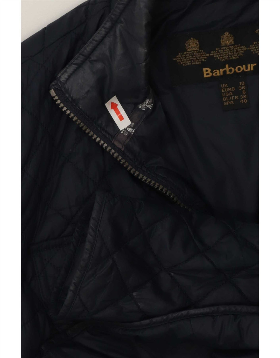 Barbour ženska prošivena jakna UK 10 Mala tamnoplava