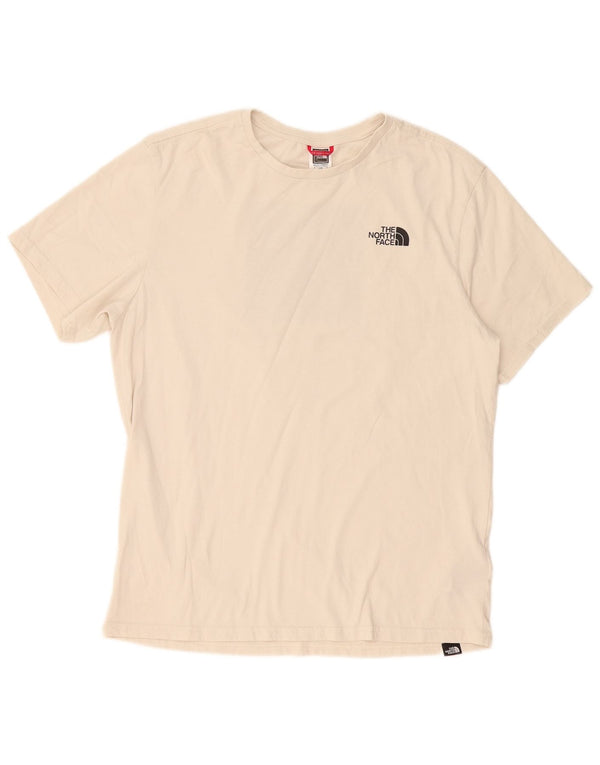 The North Face muška majica kratkih rukava Slim Fit Large Pamuk u bež boji