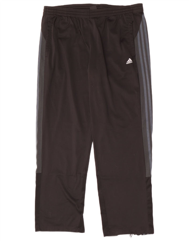 Adidas muške trenirke XL crne poliesterske hlače