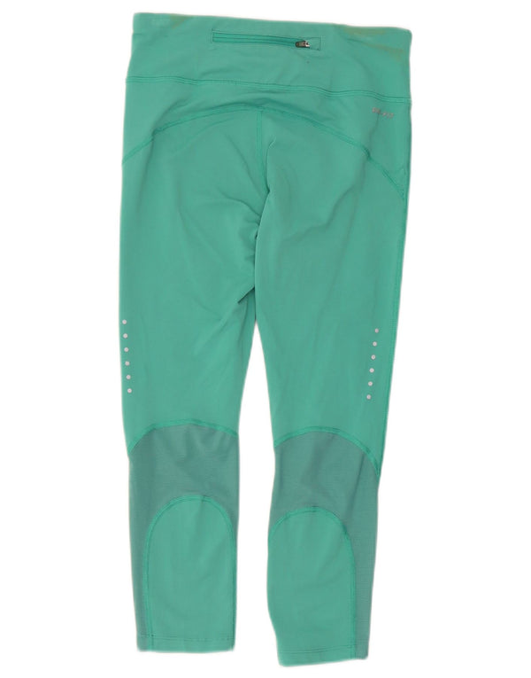 Nike ženske Dri Fit Capri tajice UK 8 male zelene najlonske