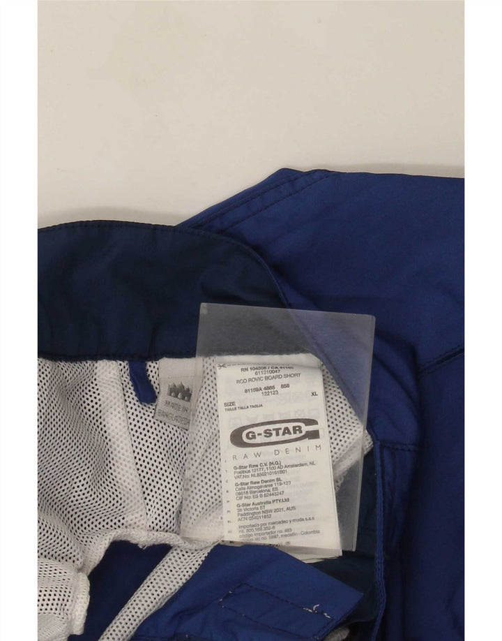 G-Star muške kargo kratke hlače za plivanje XL plavi poliester