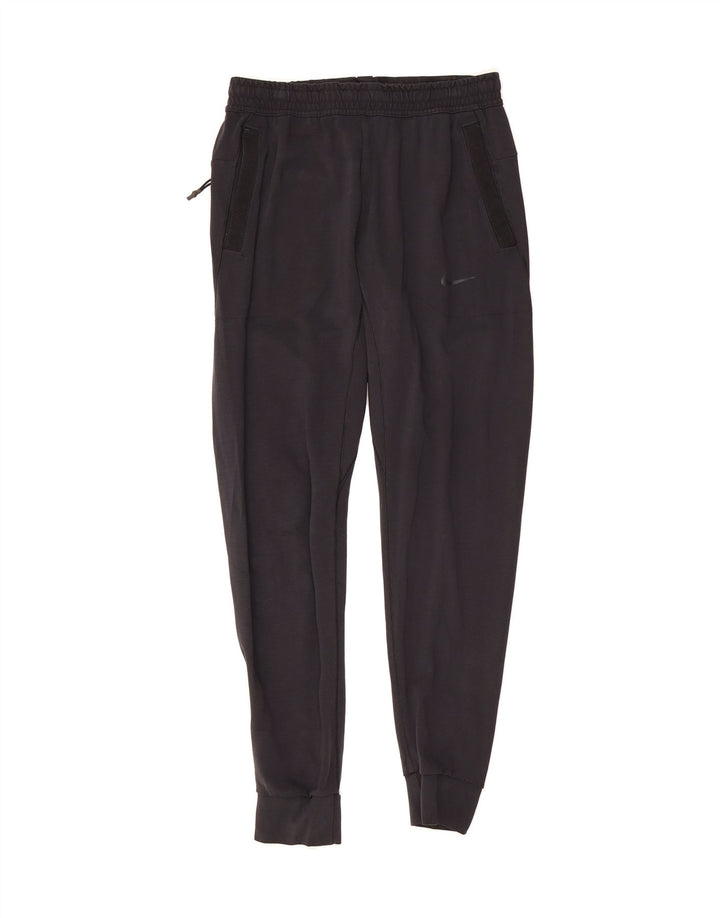 NIKE Mens Tracksuit Trousers Joggers Small  Black Viscose Vintage Nike and Second-Hand Nike from Messina Hembry 