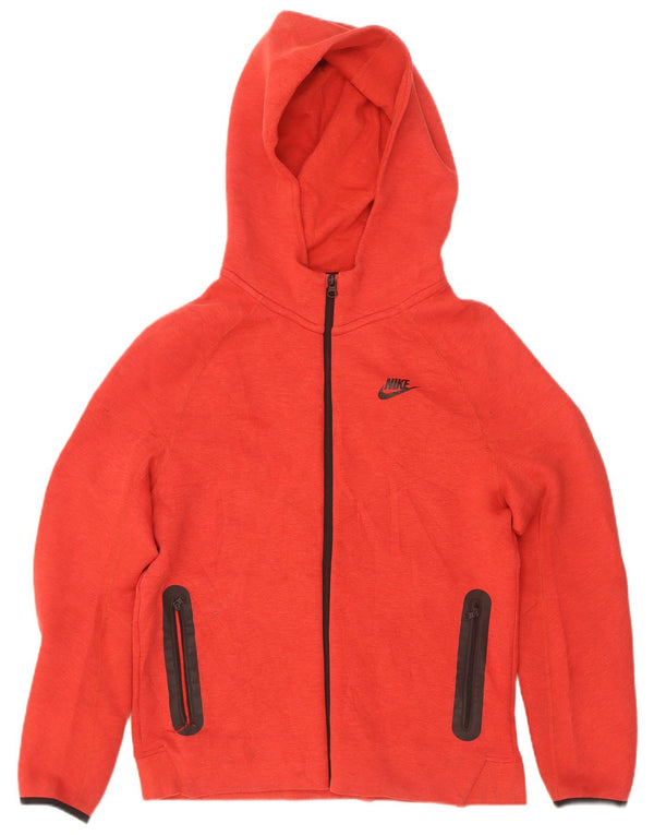 Nike ženski pulover s kapuljačom s patentnim zatvaračem UK 18 XL, crveni pamuk