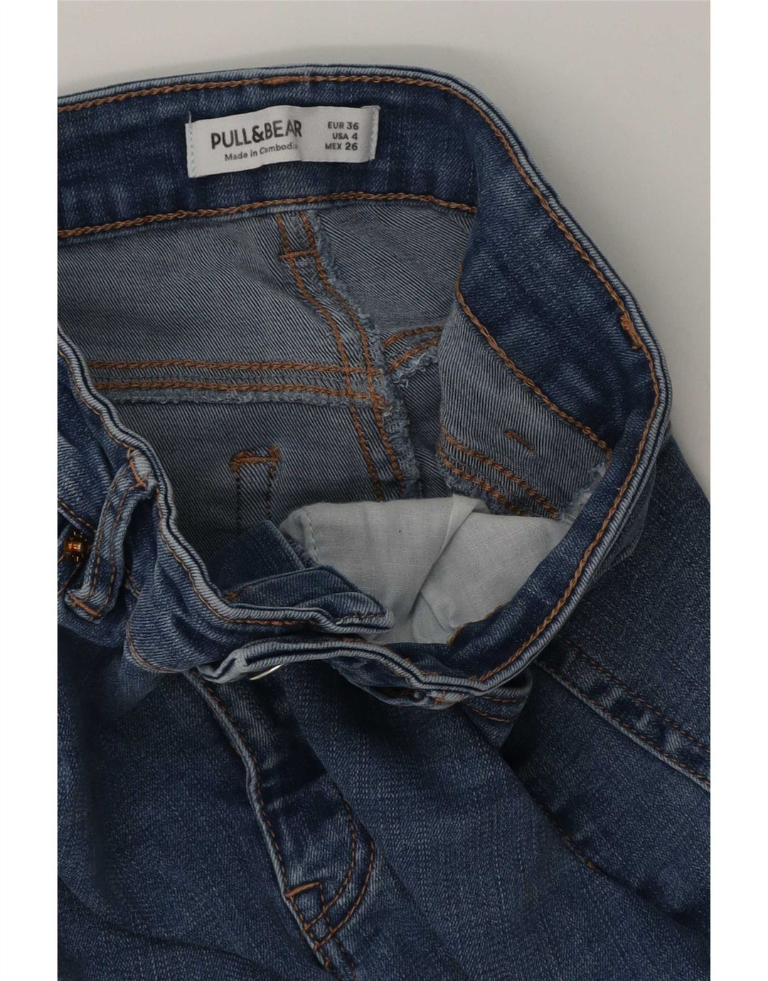 Pull & Bear ženske lepršave traperice EU 36 male W26 L32 plave