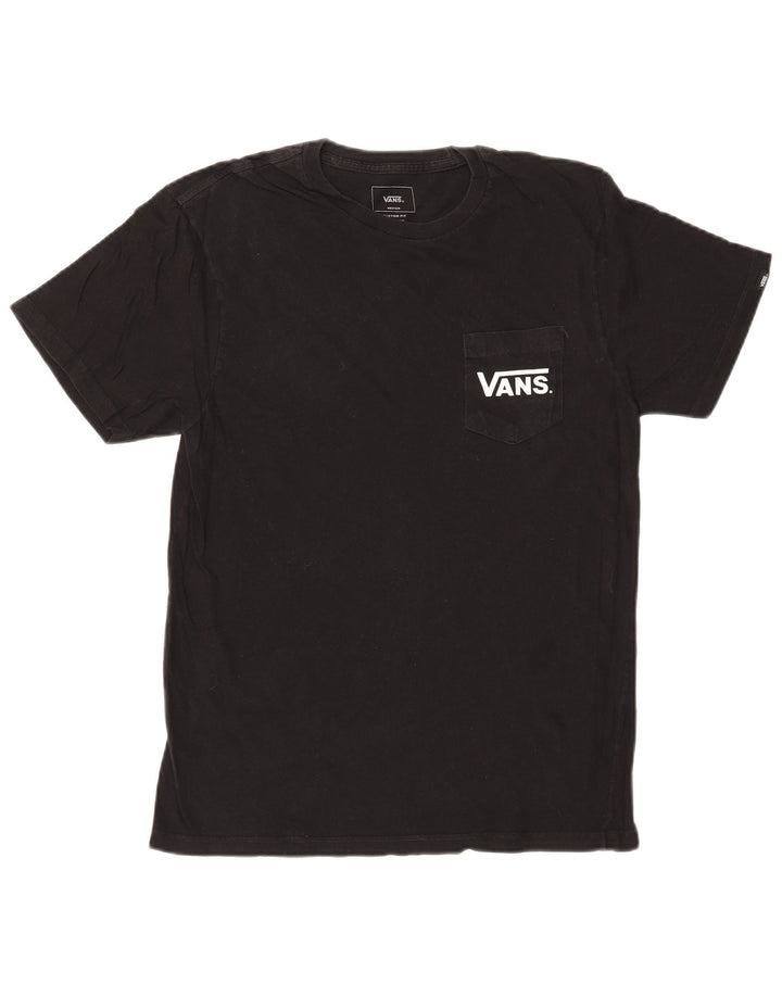 VANS muška majica kratkih rukava prilagođenog kroja, srednji crni pamuk