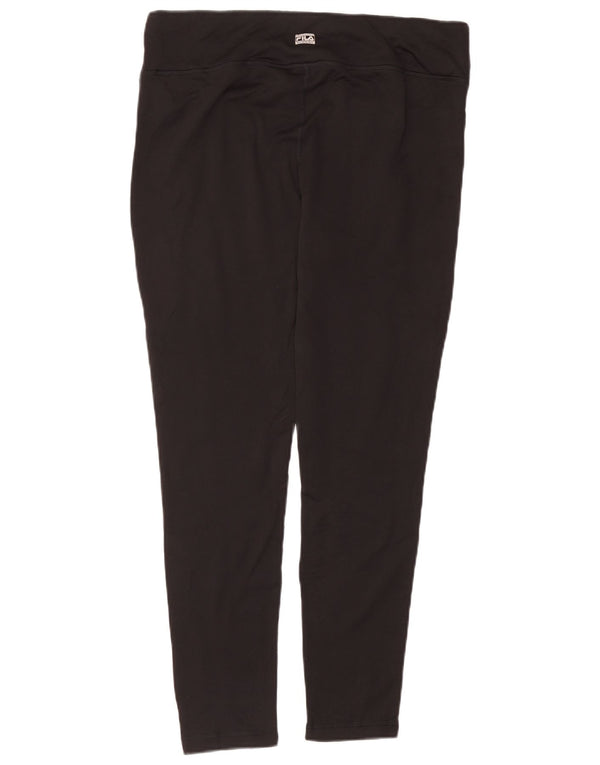 Fila Womens Leggings UK 18 XL  Black Polyester