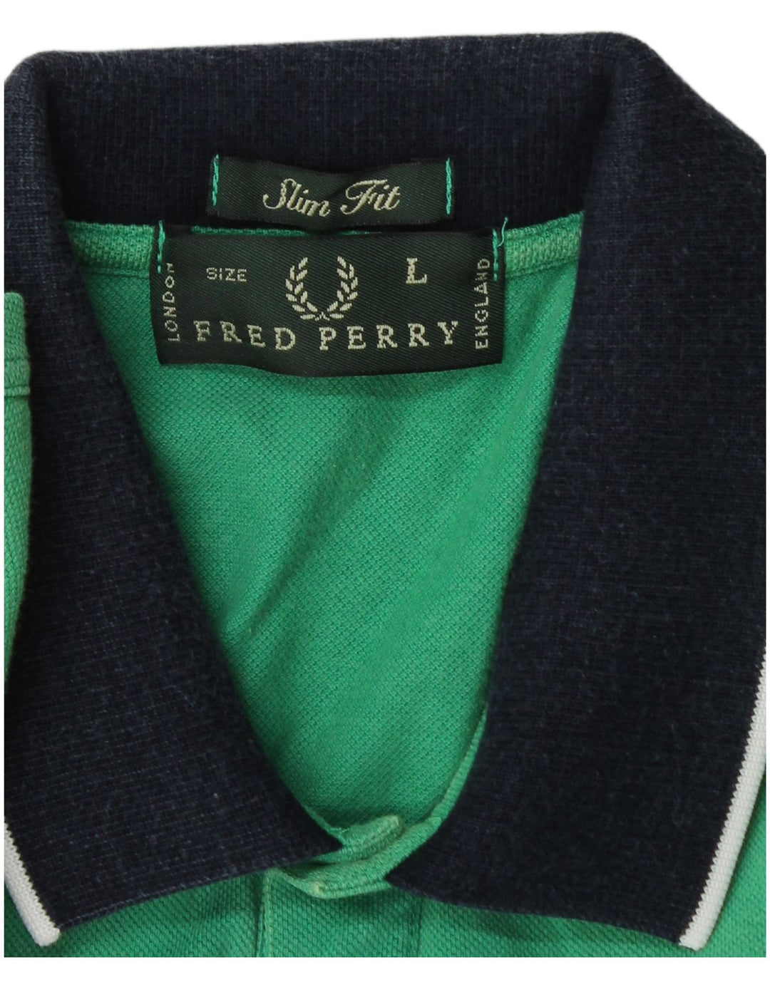 Fred Perry muška uska polo majica velike zelene boje