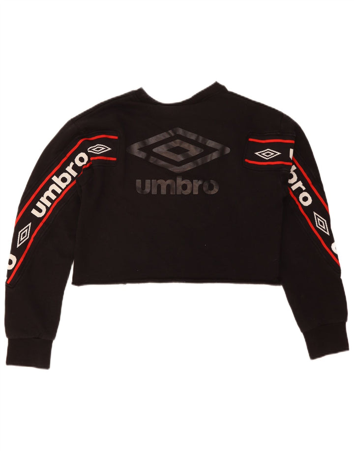 Umbro Ženska kratkotrajna majica s grafičkim motivima UK 14 srednje crna