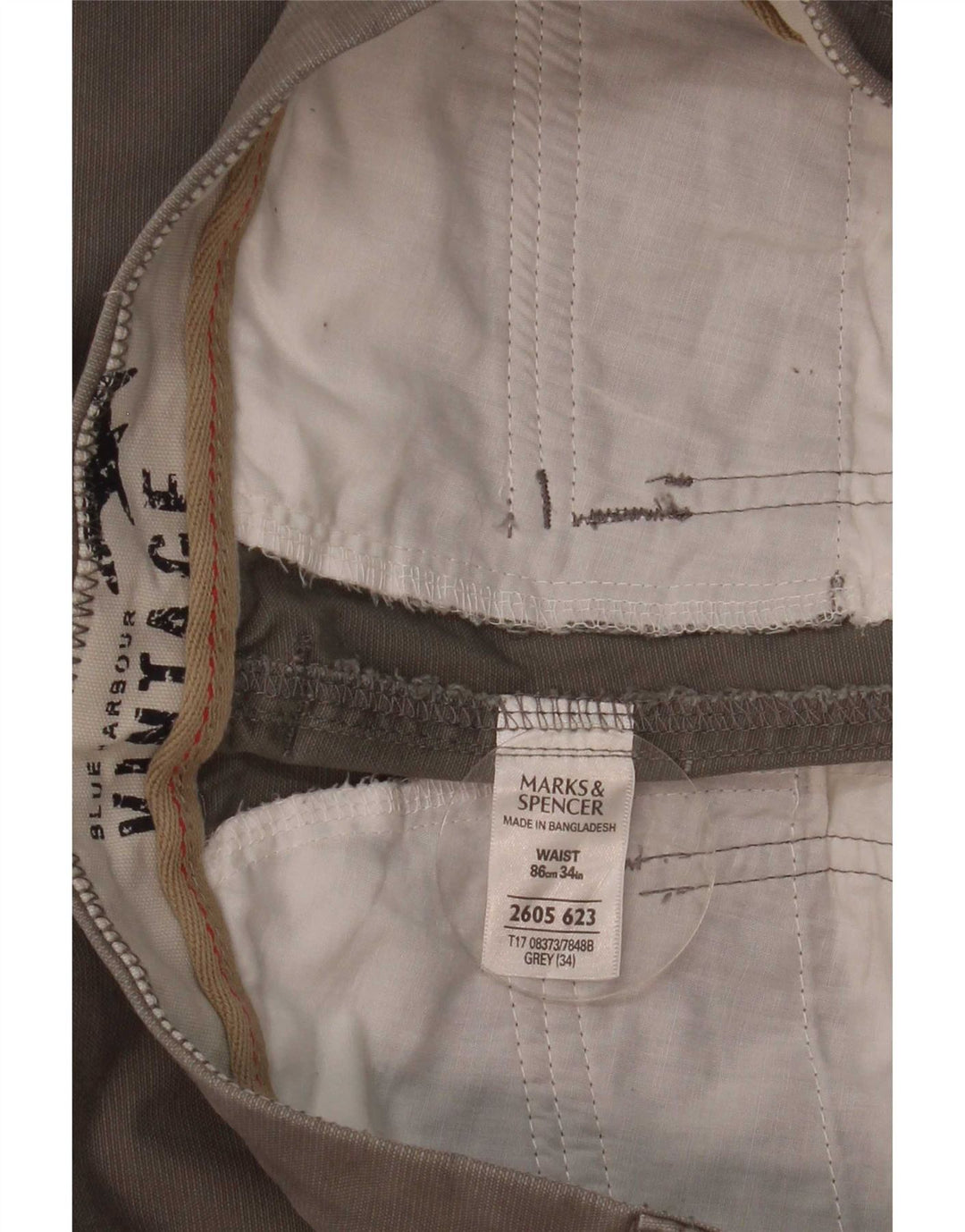 Marks & Spencer muške vintage bermude W32 srednje sivi pamuk