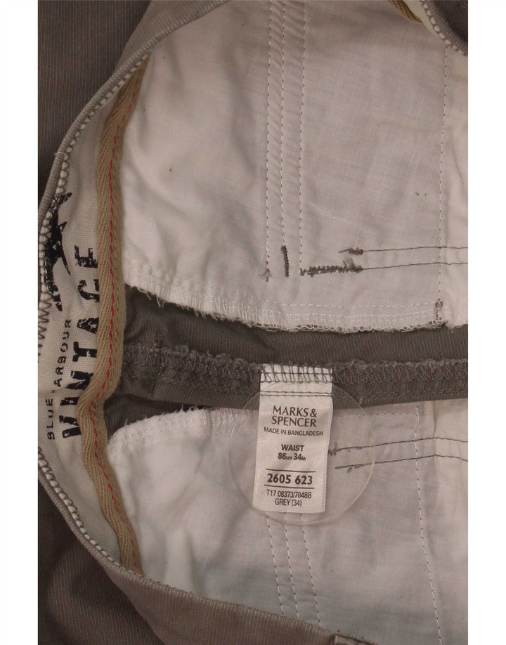 Marks & Spencer muške vintage bermude W32 srednje sivi pamuk