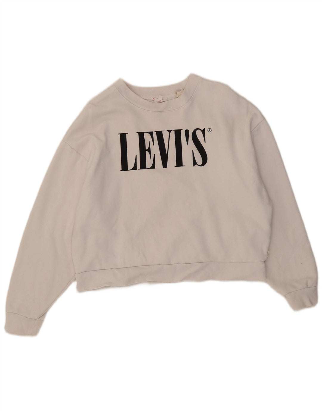 Levi's Ženska skraćena majica s motivom prekomjerne majice UK 10 Mala bijela