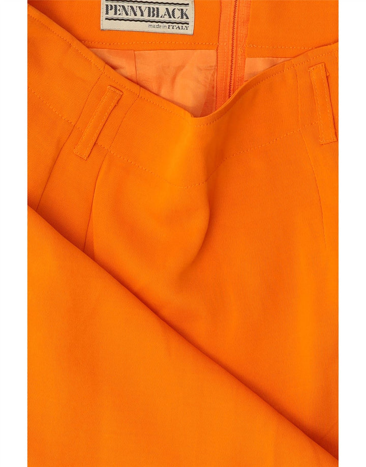 PENNY BLACK Womens Pencil Skirt W28 Medium Orange Vintage Penny Black and Second-Hand Penny Black from Messina Hembry 