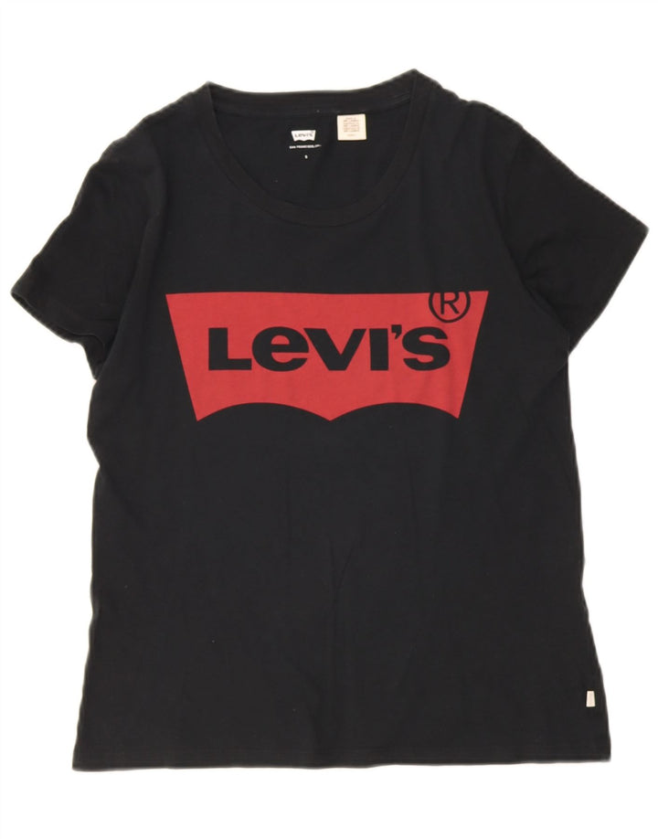 Levi's ženska majica kratkih rukava s grafičkim motivima UK 10 Small Black
