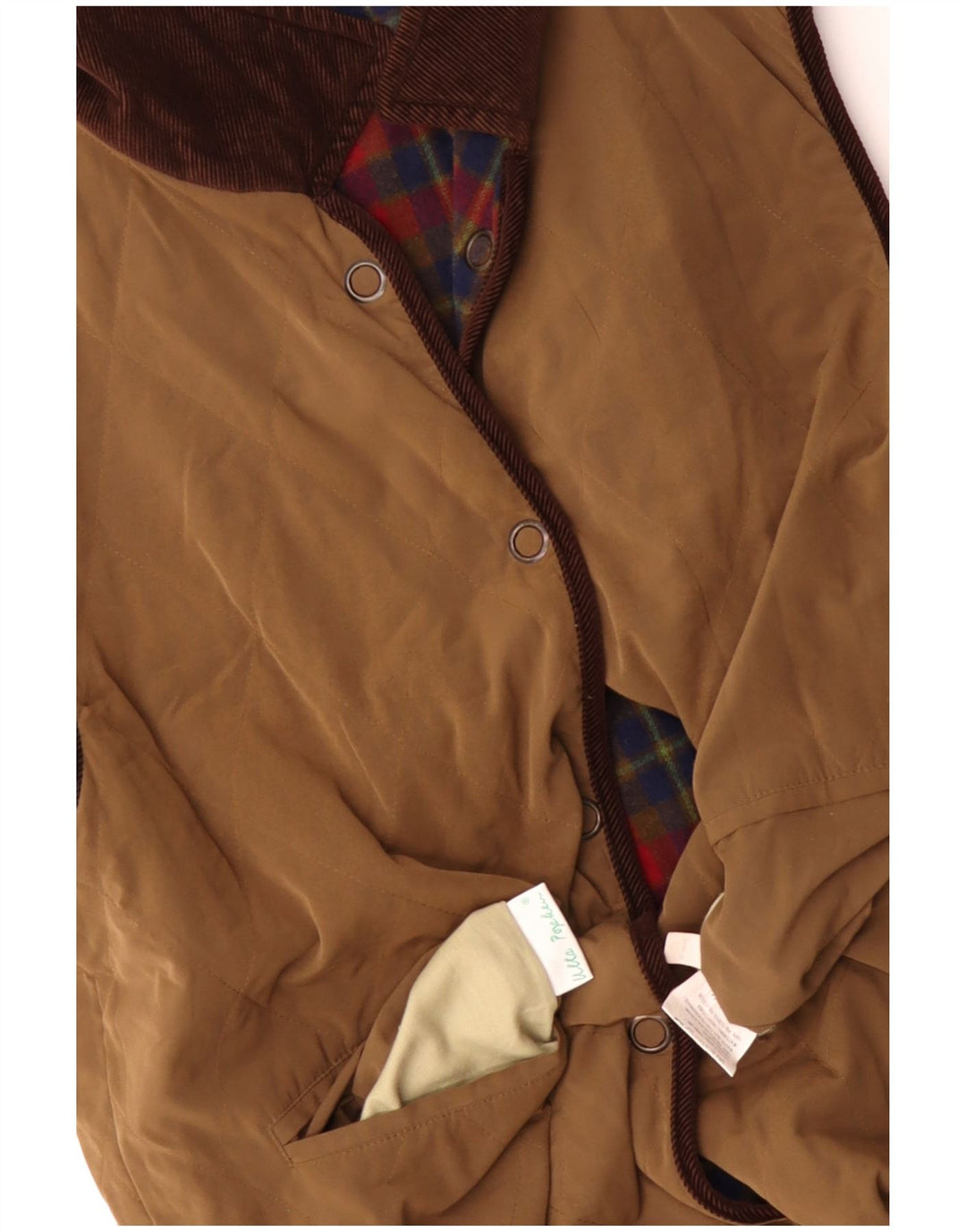 Ulla Popken ženska dvokrevetna jakna UK 20 2XL smeđa vuna