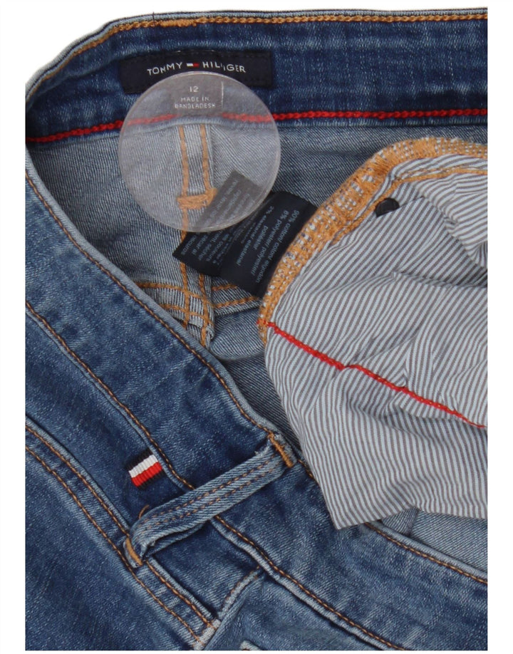 TOMMY HILFIGER Ženske traper kratke hlače US 12 Large W34, plavi pamuk