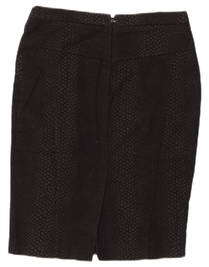 Zara ženska pencil suknja mala W28 crni životinjski print