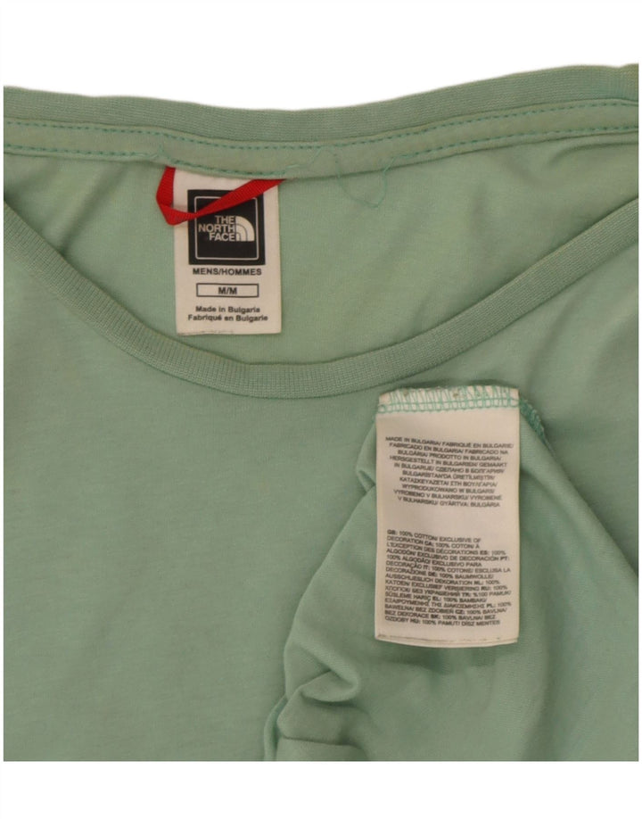 The North Face muška majica kratkih rukava Srednje zeleni pamuk