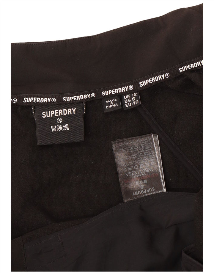 SUPERDRY ženska gornja jakna široke trenirke UK 12 srednje crna