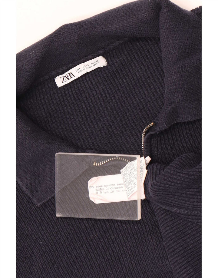 Zara muška polo majica velika tamnoplava pamuk