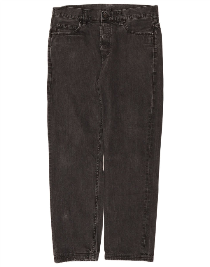 Carhartt muške ravne traperice W31 L28 sivi pamuk