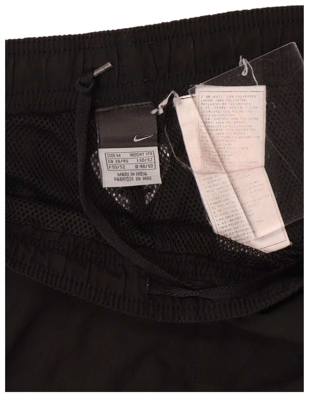 NIKE muške hlače za trenirku UK 38/40 Srednje crni poliester