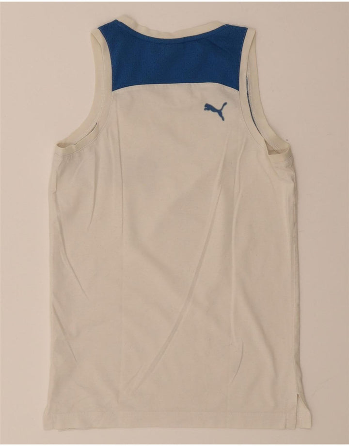 Puma muški grafički prsluk XS Bijeli Colourblock