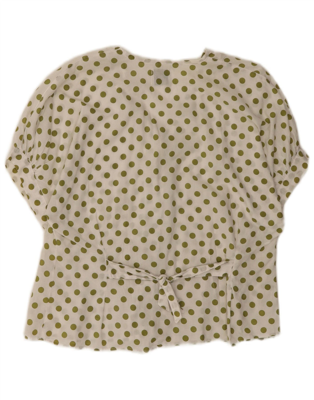 Benetton ženska košulja kratkih rukava bluza IT 44 srednje bijele točkice