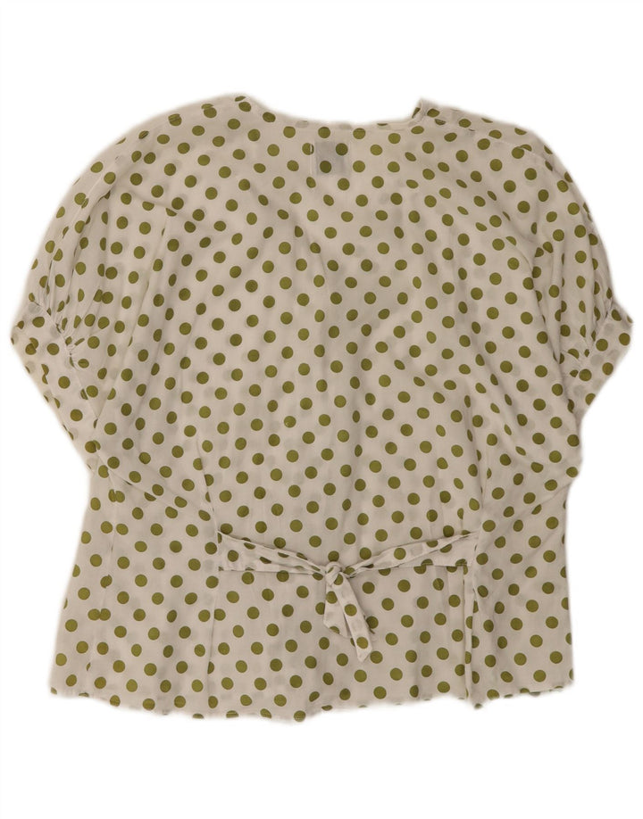Benetton ženska košulja kratkih rukava bluza IT 44 srednje bijele točkice