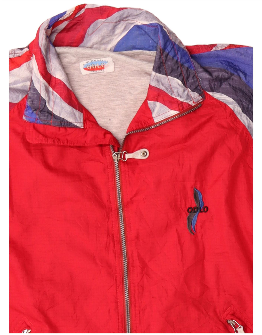 ODLO Muška trenirka Gornja jakna XL Red Colourblock
