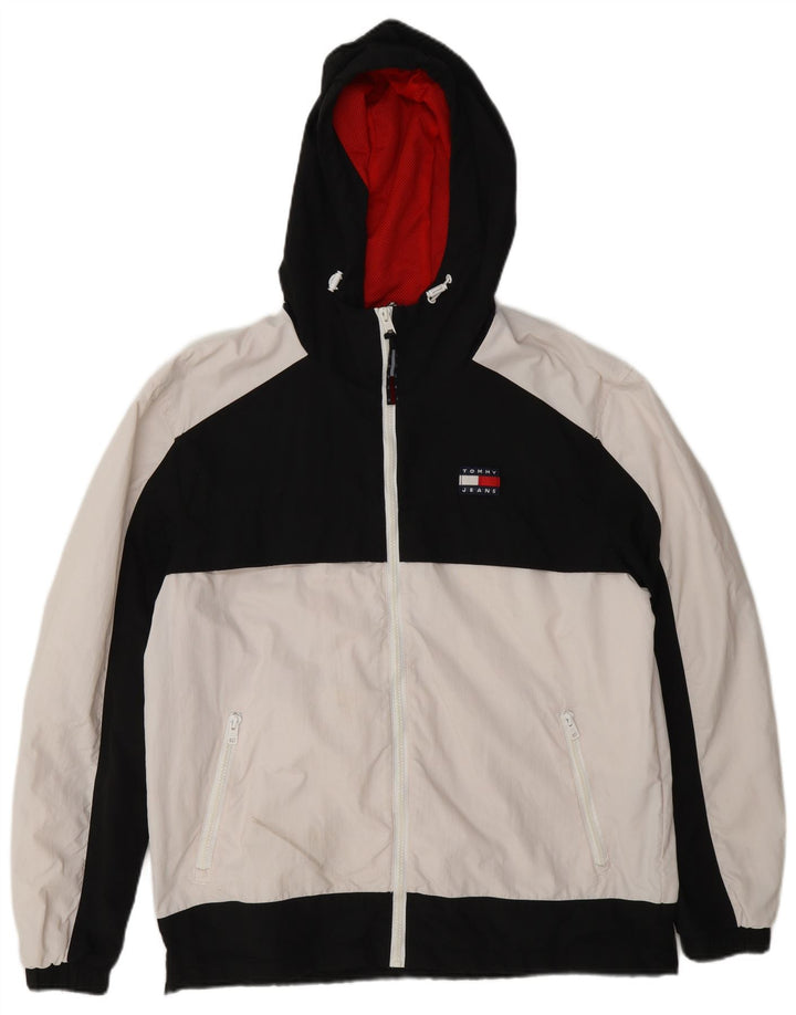 Tommy Hilfiger muška vjetrovka jakna UK 38 srednje bijele boje