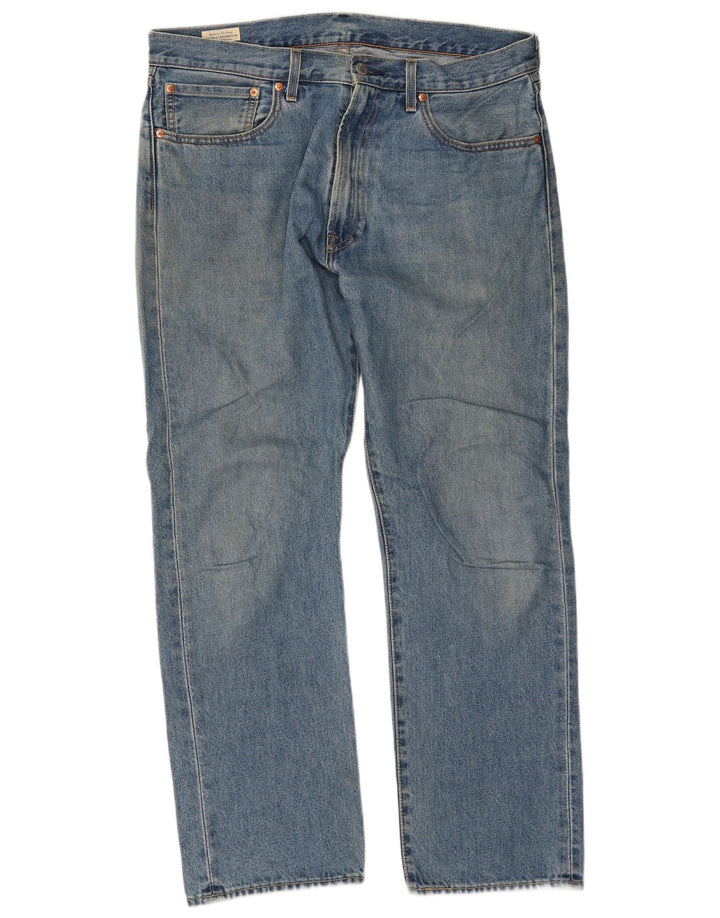 Levi's muške 551 ravne traperice W34 L30 plavi pamuk