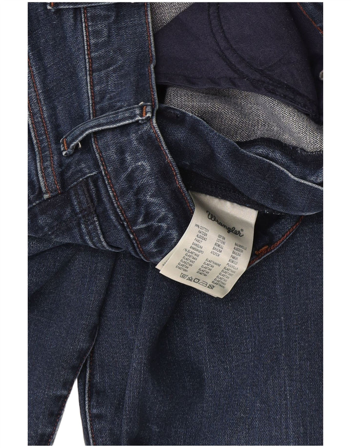 Wrangler muške ravne traperice W34 L32 plavi pamuk