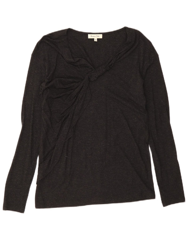 Ženska majica dugih rukava Massimo Dutti UK 12 srednje crna