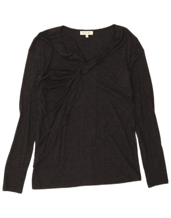 Ženska majica dugih rukava Massimo Dutti UK 12 srednje crna