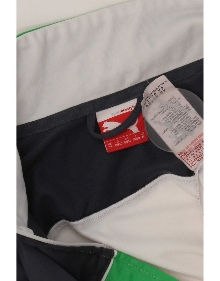 Puma muška gornja jakna trenirke Medium White Colourblock Poliester