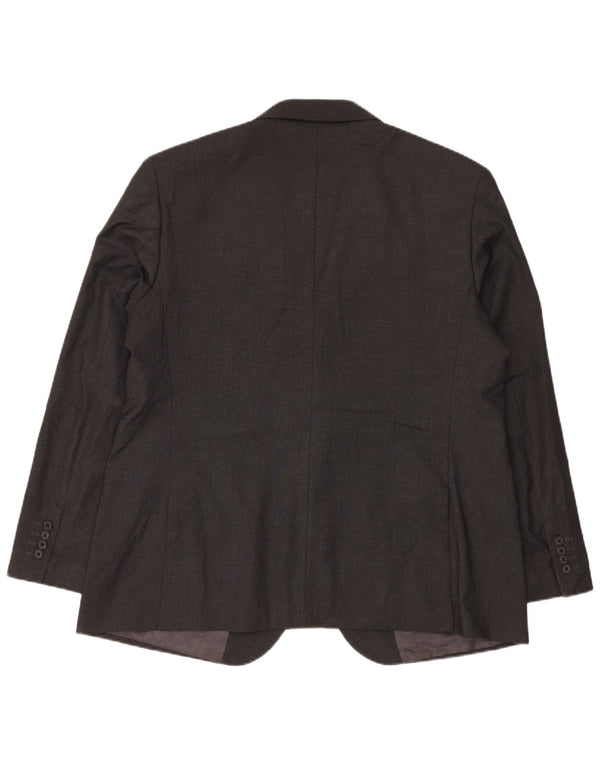 Marks & Spencer muška jakna sako s 2 gumba UK 46 3XL sivi poliester