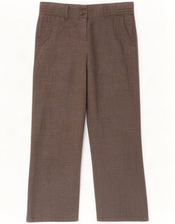Monsoon ženske kratke ravne ležerne hlače UK 14 Large W34 L28 Grey