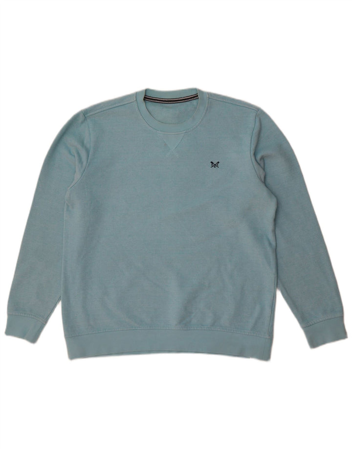 Crew Clothing Muška dukserica Srednje plavi pamuk