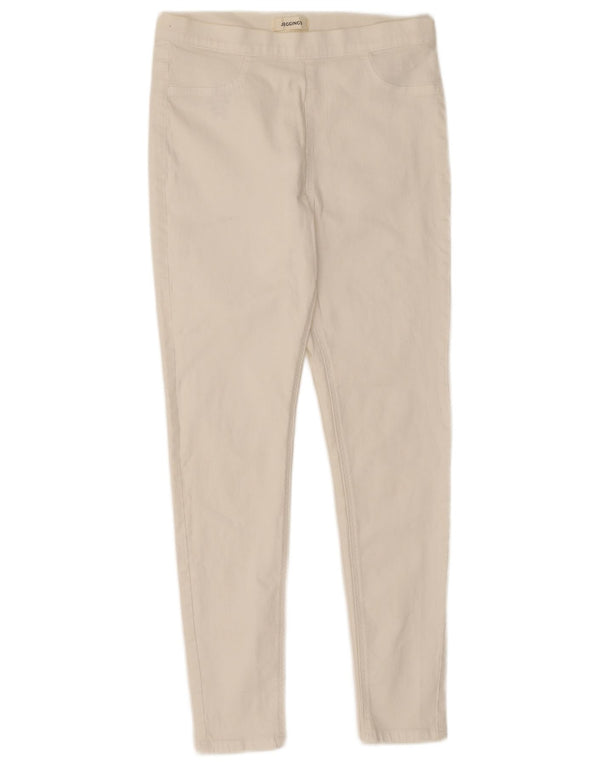 Marks & Spencer ženske jegging traperice UK 12 srednje W28 L27 bijeli pamuk
